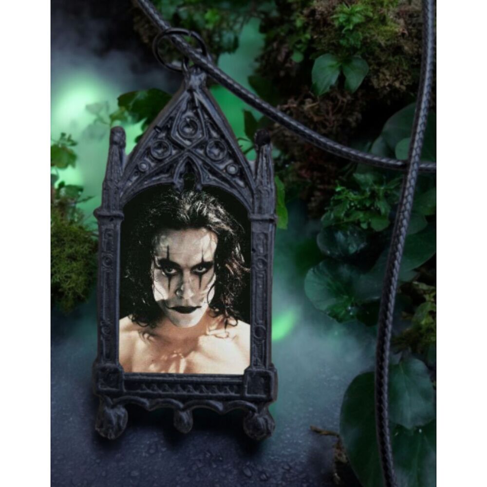 The Crow Pendant Brandon Lee Necklace Heartthrob Crush Hottie Actor Jewelry